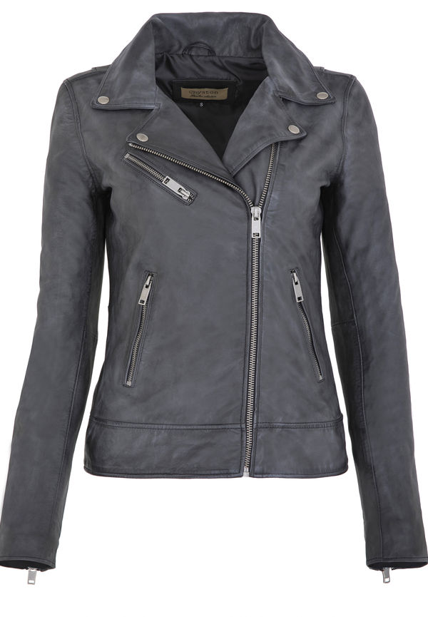 Chyston Leather Jacket Polly, Jackor i storlek S och färg Svart