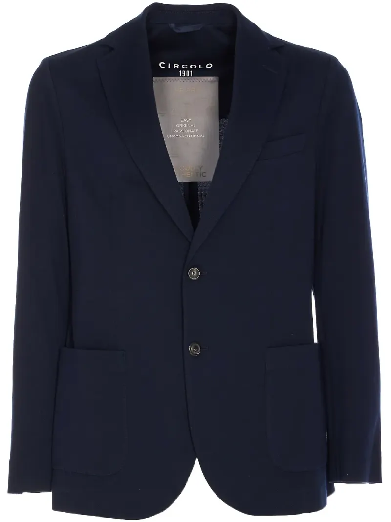 Circolo 1901 enkelknäppt blazer - Blå