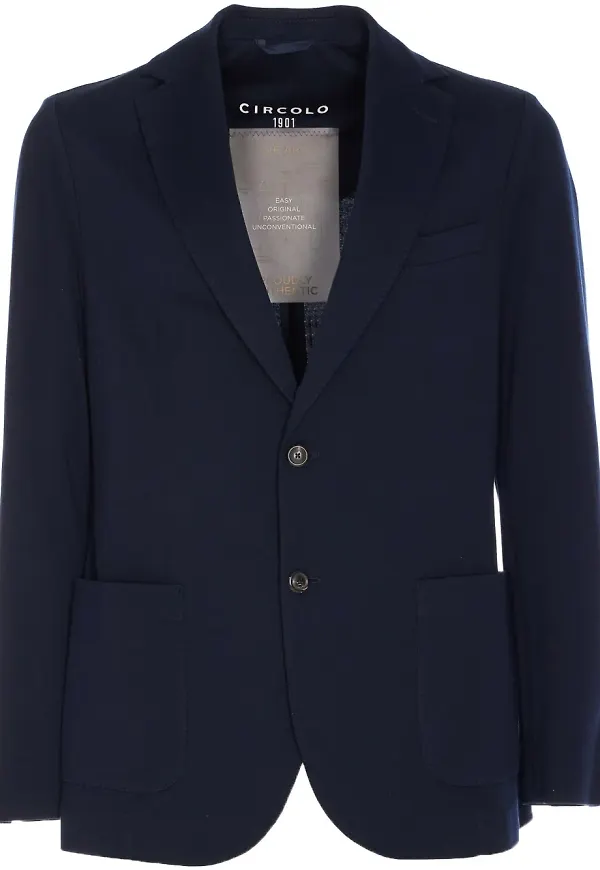 Circolo 1901 enkelknäppt blazer - Blå