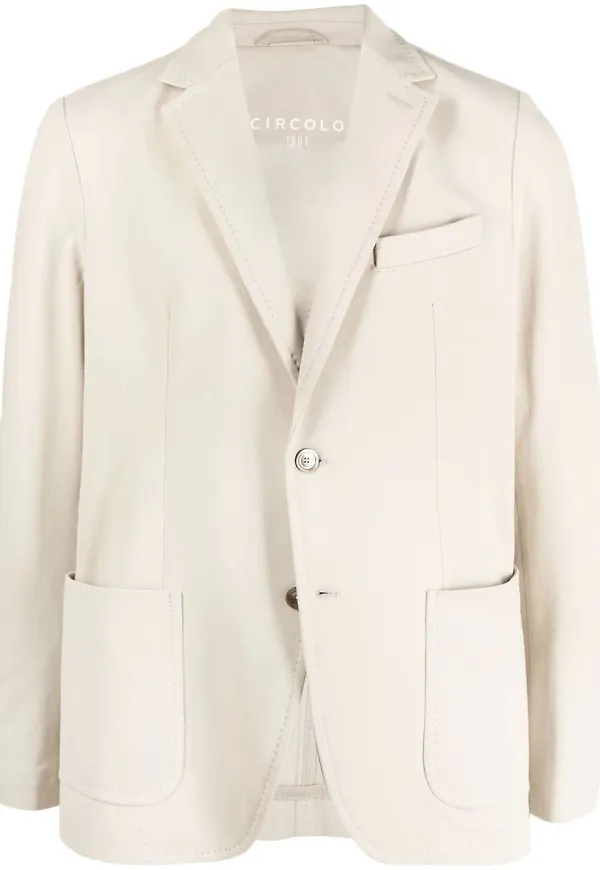 Circolo 1901 enkelknäppt blazer - Neutral