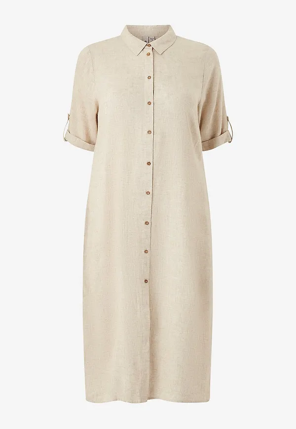 Ciso - Skjortklänning - Beige