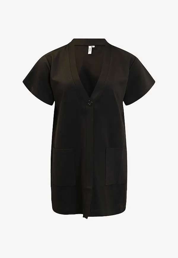 Ciso - Cardigan Waistcoat - Svart