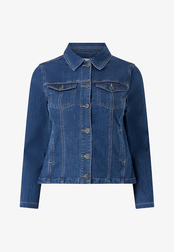 Ciso - Jeansjacka Denim - Blå