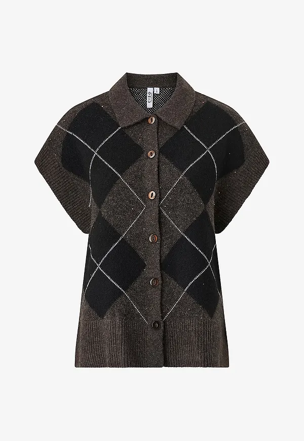 Ciso - Kofta Waistcoat - Lila