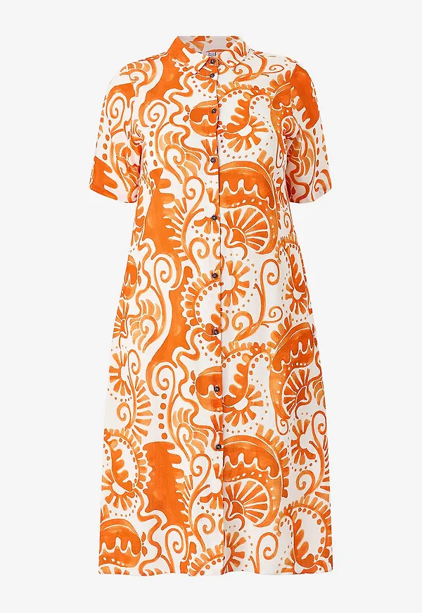 Ciso - Skjortklänning - Orange