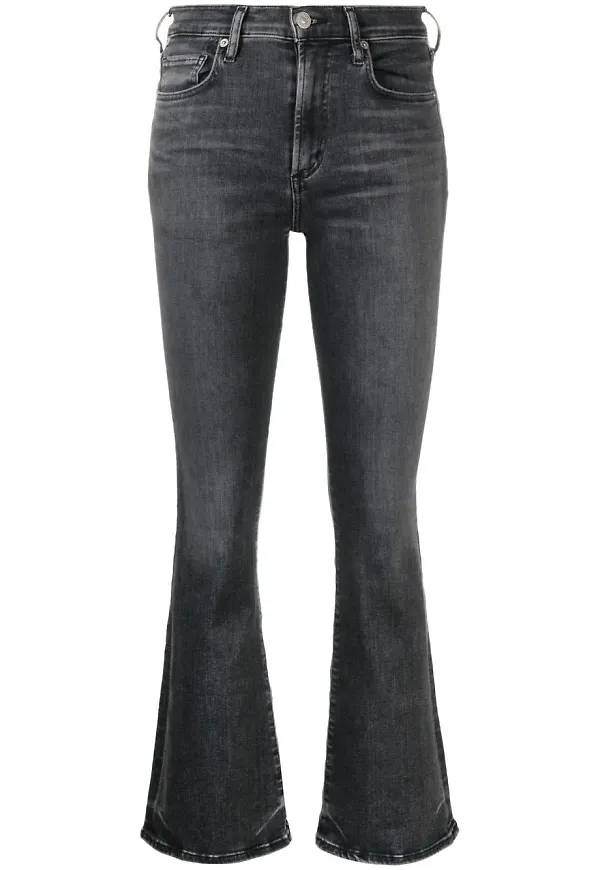 Citizens of Humanity halvhöga utsvängda jeans - Grå