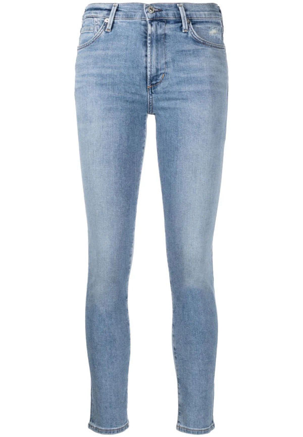Citizens of Humanity jeans med logotypmärke - Blå
