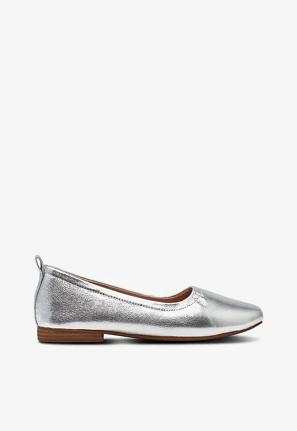 Clarks - Ballerinaskor Fawna Soft D - Silver