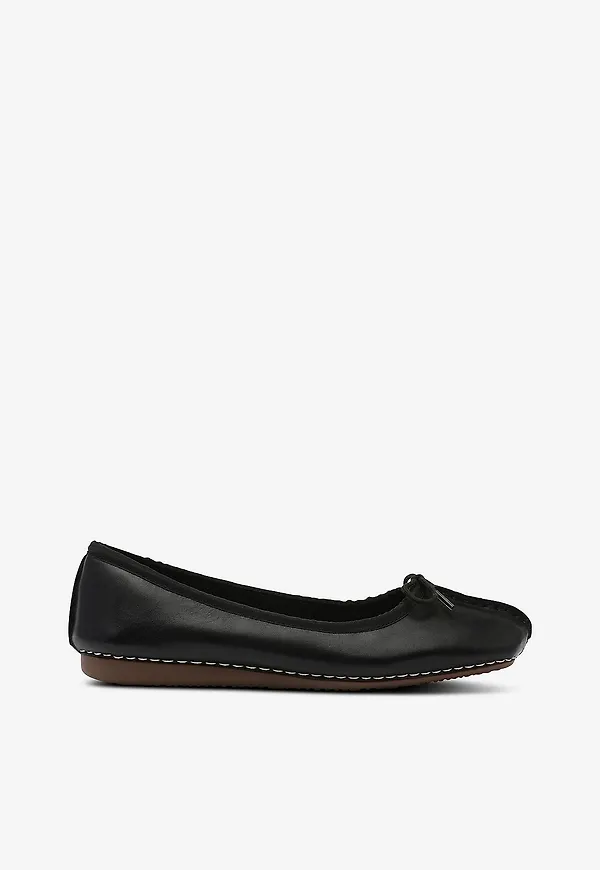 Clarks - Ballerinaskor Freckle Ice D - Svart