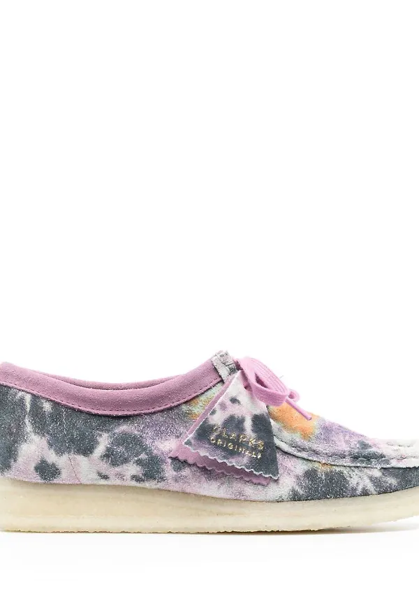 Clarks batikfärgade loafers - Lila