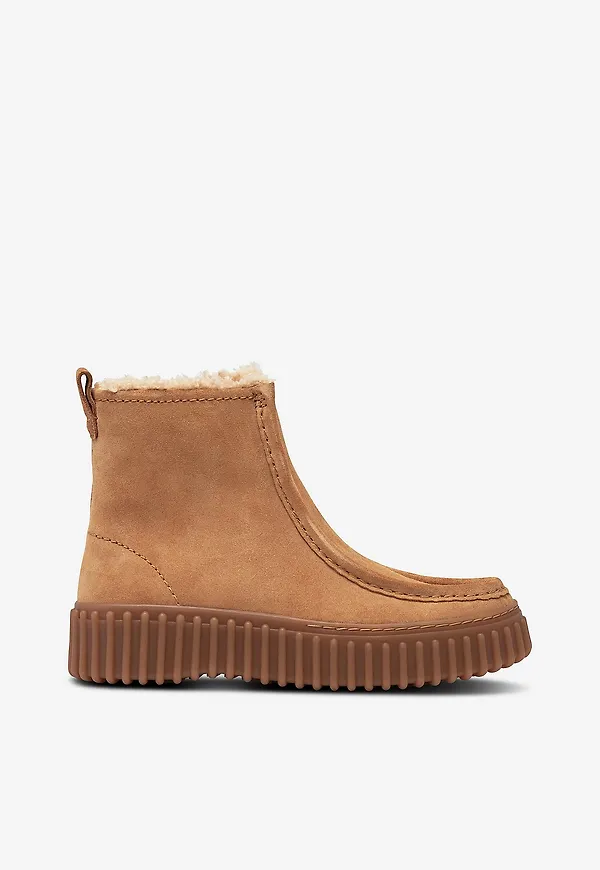 Clarks - Boots Torhill Cozy D - Brun