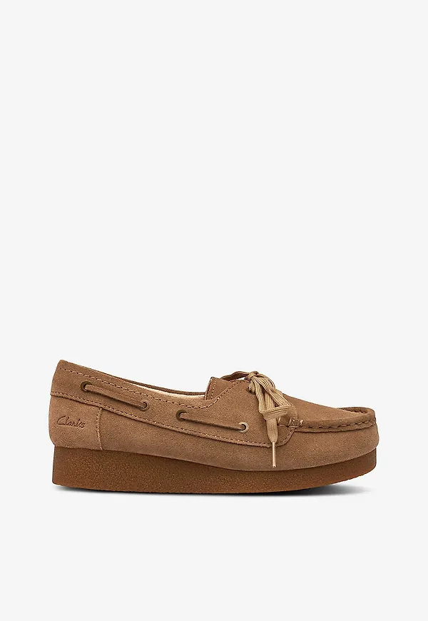 Clarks - Loafers Wallabeeevosea - Brun