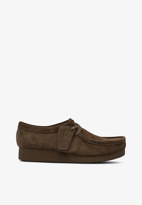 Clarks - Loafers WallabeeEVOSh D - Grön