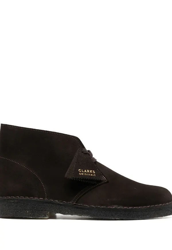 Clarks mockastövlar med snörning - Brun