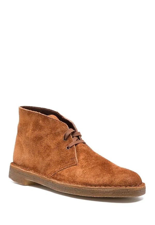 Clarks mockastövlar med snörning - Brun