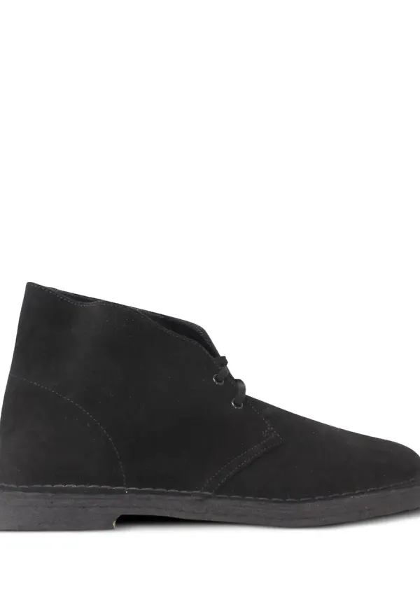 Clarks ökenboots i mocka - Svart
