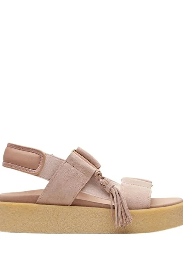 Clarks Originals Crepe Sandals Rosa, Dam