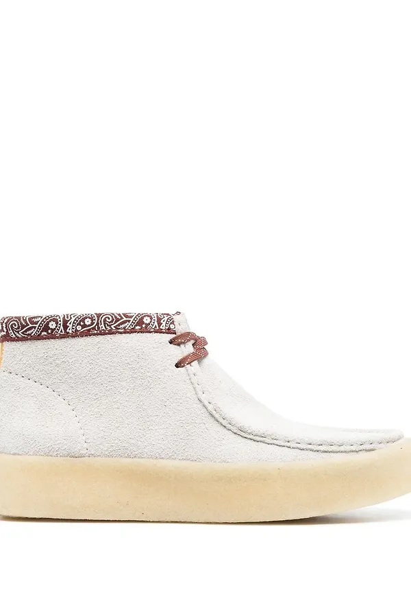 Clarks Originals paisleymönstrade ankelboots - Vit