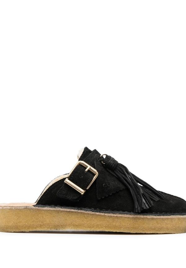 Clarks Originals Trek läder slip-ons - Svart