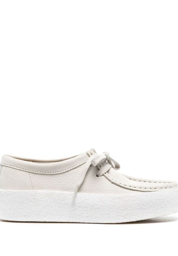 Clarks Originals träningsskor med platåsula - Vit