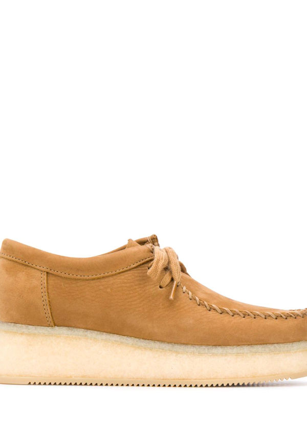 Clarks Originals Wallacraft platåskor i mocka - Neutral