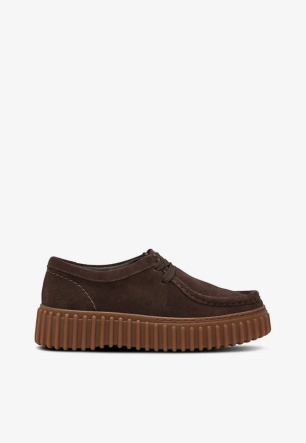 Clarks - Sneakers Torhill Bee D - Brun