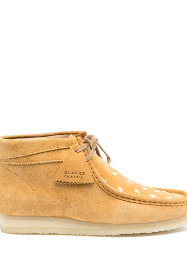 Clarks x Vandy The Pink Wallabee läderstövlar - Brun