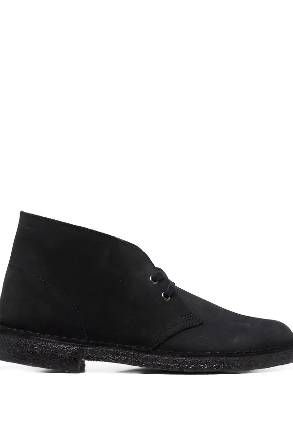Clarks ökenkängor med snörning - Svart