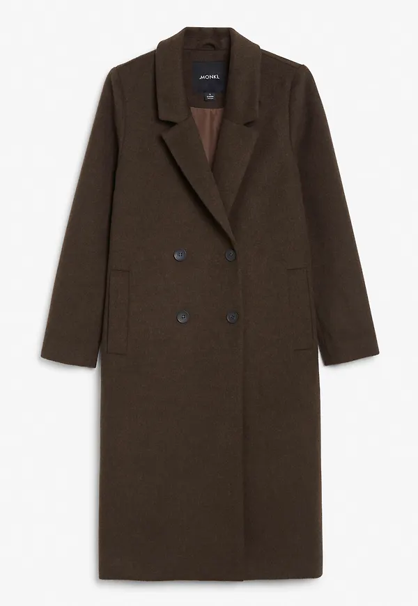 Classic double-breasted coat - Beige