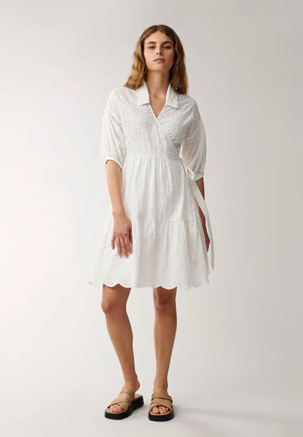 Claudia Broderie Anglaise Wrap Dress