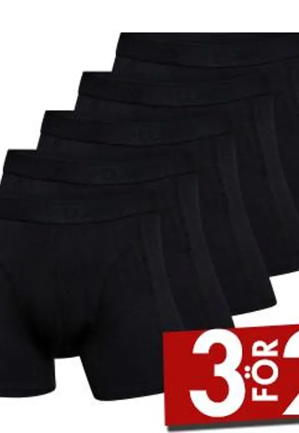 Claudio Kalsonger 5P Trunks Svart 3XL Herr