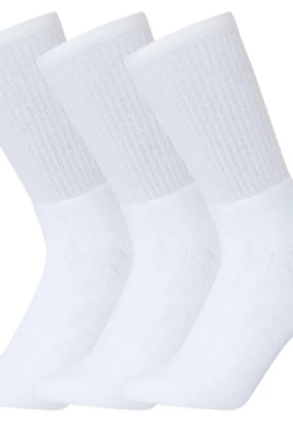Claudio Strumpor 3P Tennis Socks Vit Strl 40/45 Herr