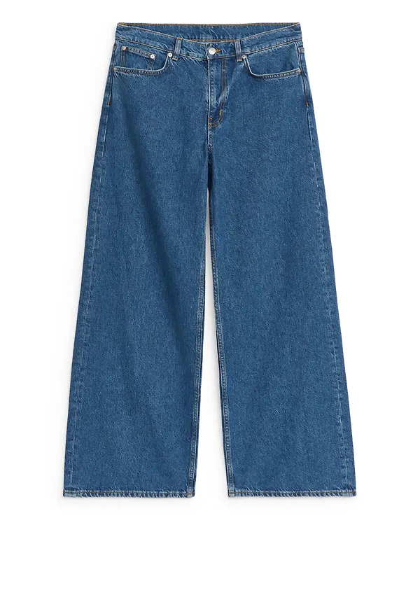 CLOUD Low Loose Jeans - Blue