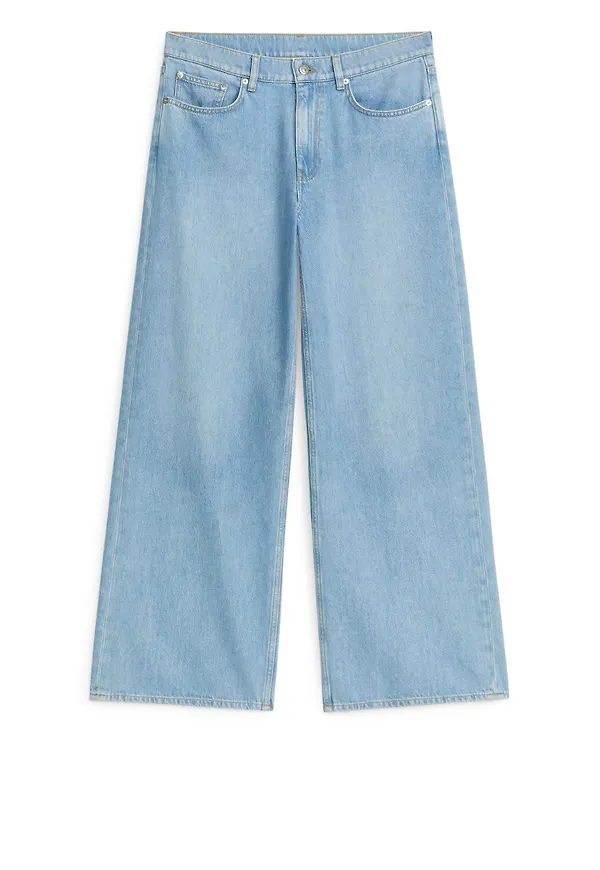 CLOUD Low Loose Jeans - Blue