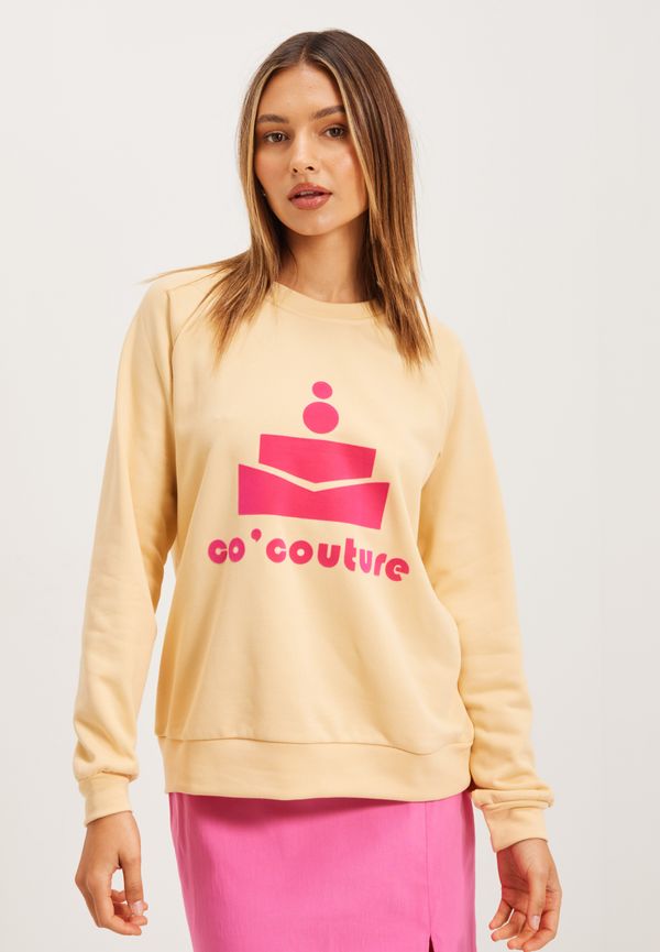 Co'couture - Sweatshirts - Bone - New Coco Floc Sweat - Tröjor - sweatshirts
