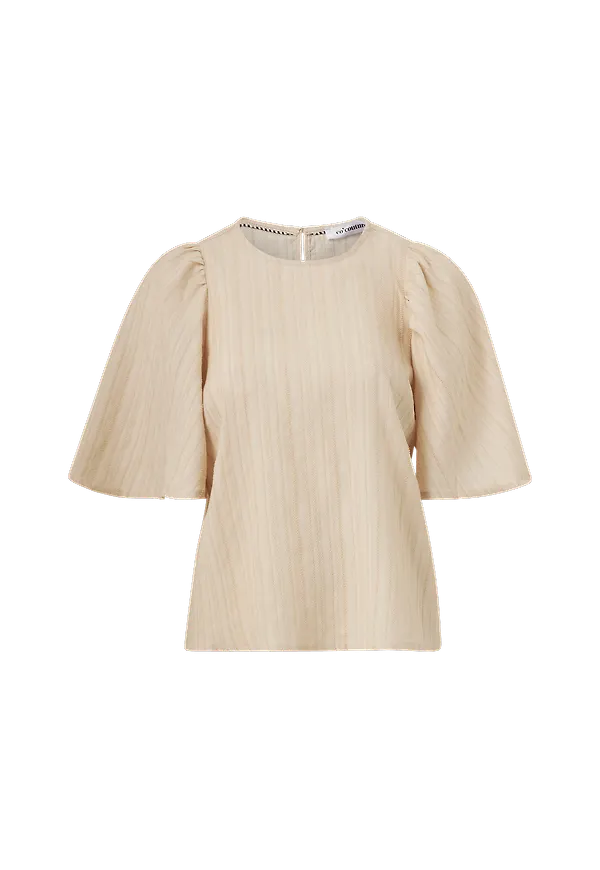 co'couture - Blus Enya Blouse - Natur - 34