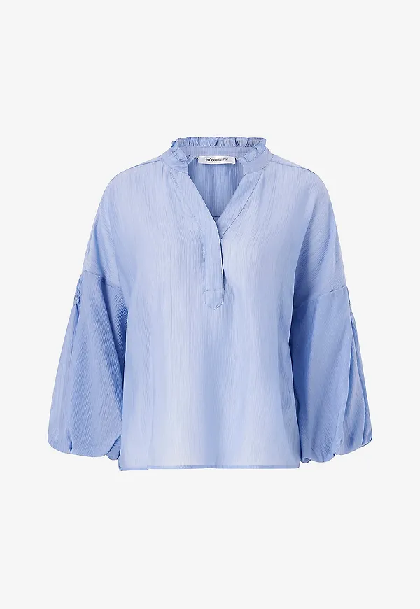 co'couture - Blus KendraCC Frill Blouse - Blå