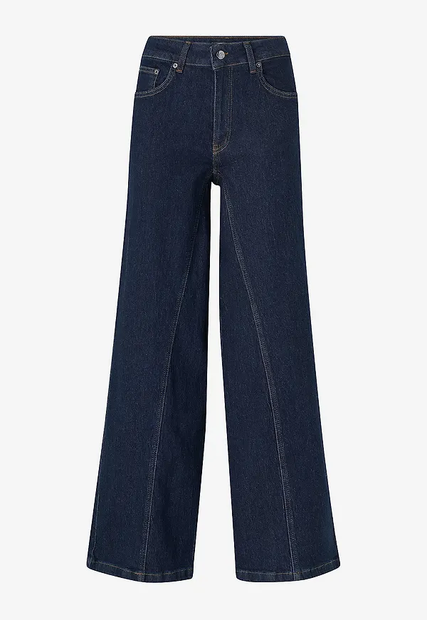 co’couture - Jeans HubbyCC Panel Pant - Blå