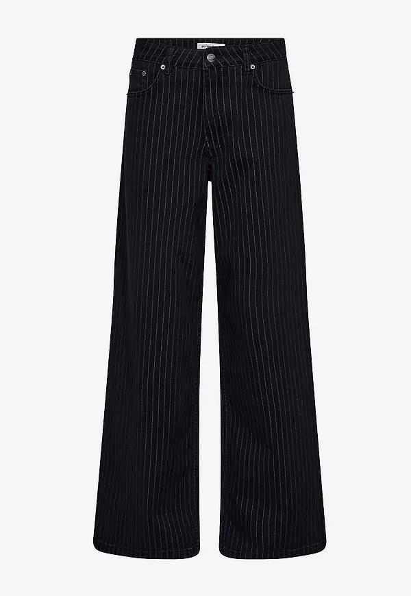 co'couture - Jeans PinCC Wide - Svart