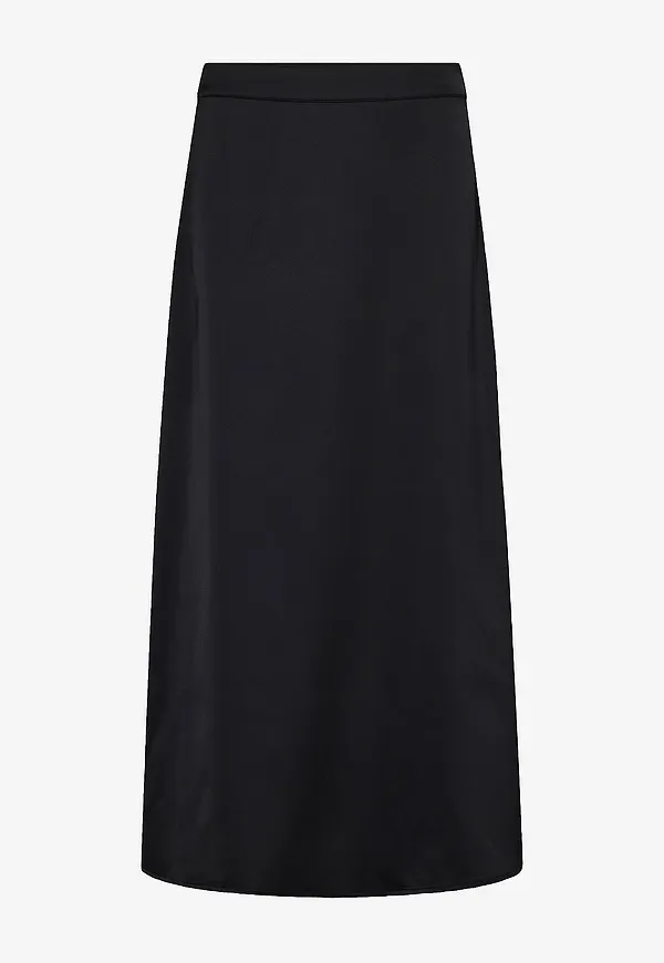 co'couture - Kjol AdnaC Sateen Skirt - Svart