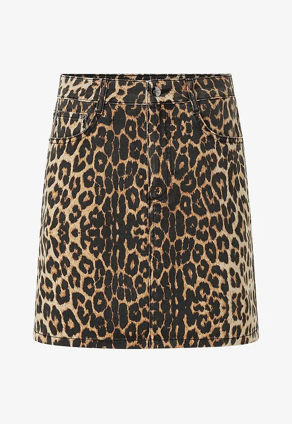 co'couture - Kjol LeoCC Denim Skirt - Brun