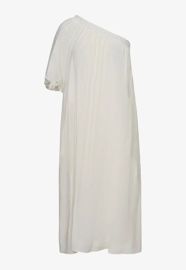 co’couture - Klänning Heracc Asym Puff Dress - Vit – Ellos