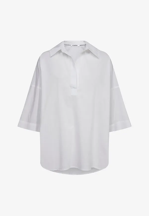 co'couture - Blus PrimaCC Pullover Shirt - Vit