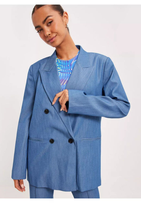 Co'couture Denim Oversize Blazer Kavajer & Blazers Blue