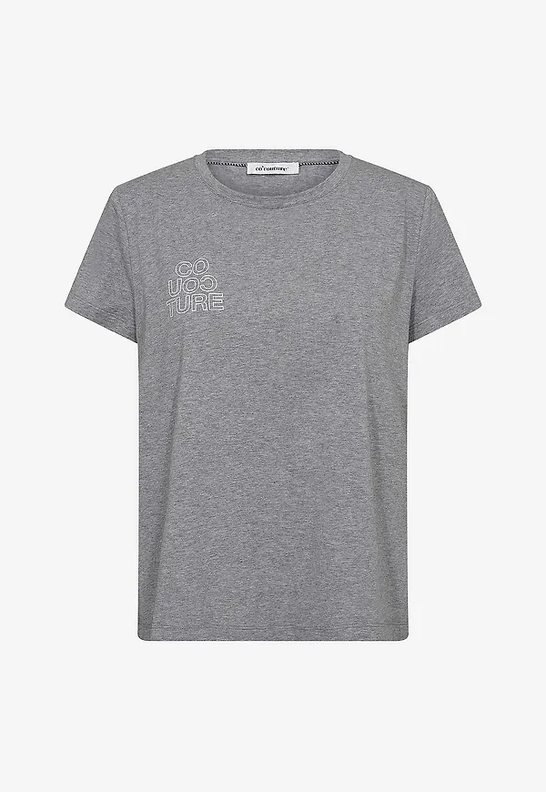 co'couture - T-shirt Siaracc Outline - Grå