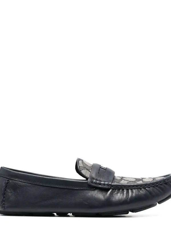 Coach loafers med monogram - Blå
