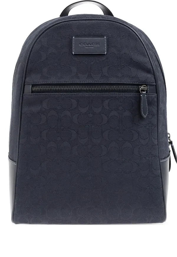 Coach ryggsäck med monogram - Blå