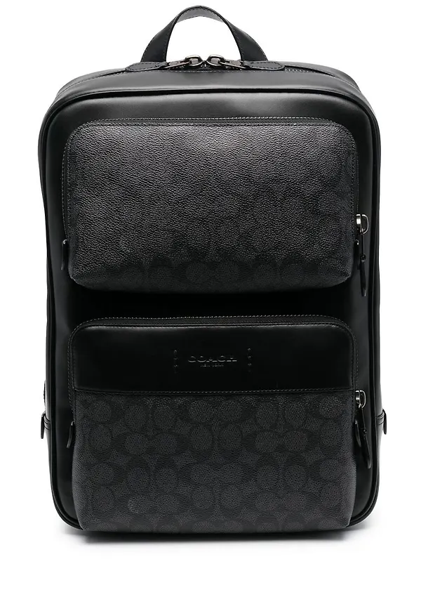 Coach ryggsäck med monogram - Svart