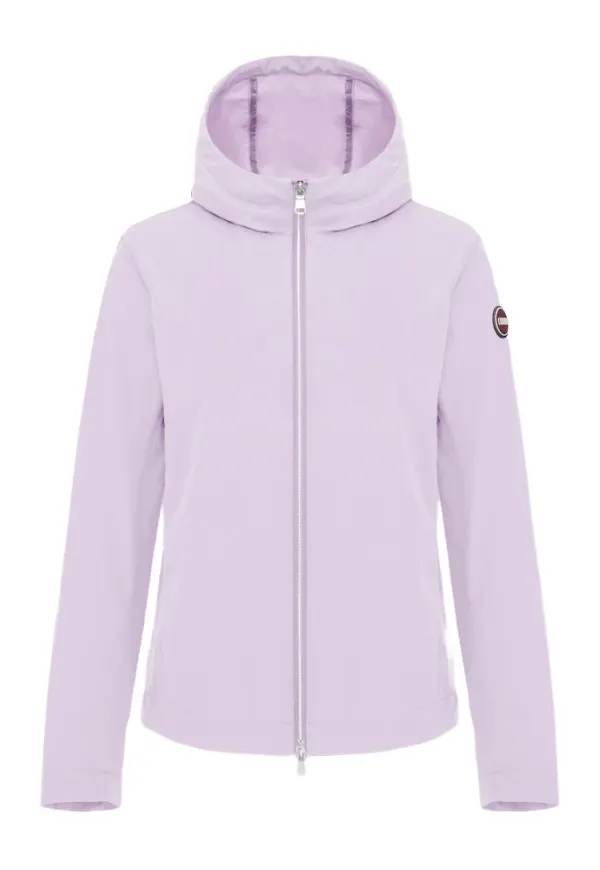 Colmar, Jacka, Dam, L, Polyester, Lilafärgad vårkappa med huva