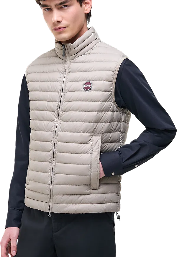 Colmar Men's Lightweight Down Vest Chipmunk Ice